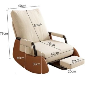 Udobna fotelja luljačka / fotelja za opuštanje