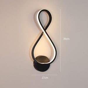 Zidna dekorativna lampa "8" - Image 2