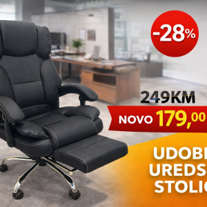 Kancelarijska stolica CRNA