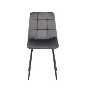 Trpezarijska stolica SIVA/CRNE NOGE - Image 3