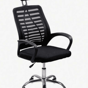 Kancelarijska stolica CRNA SA UZGLAVLJEM