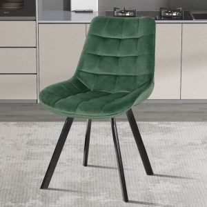 Trpezarijska zelena stolica AURA - Image 4