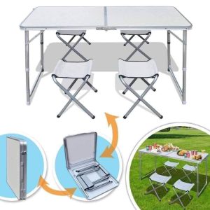 Prijenosni stol i stolice - Image 3