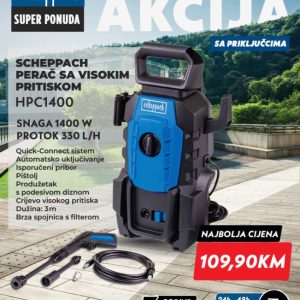 Visokotlačni perac Scheppach HPC1400 WAP - Image 2