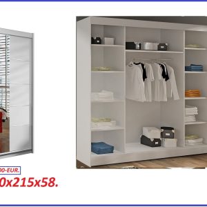 KLIZNI ORMAR BASTON 200x215x58 cm - Image 2