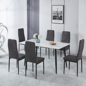 Siva trpezarijska stolica TC-2862 LINIJE - Image 3