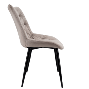 Trpezarijska stolica ARNO BEŽ PLIŠ - Image 3
