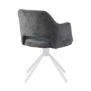 Rotirajuća trpezarijska siva stolica Dalia - Image 3