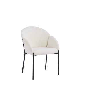 Trpezarijska stolica SNJEŽNO BIJELA DC8288