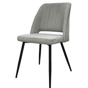 Siva trpezarijska stolica DC267
