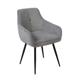 Siva trpezarijska stolica LINA