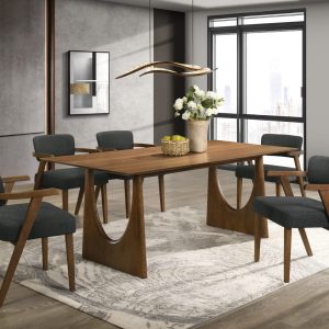 PREMIUM Trpezarijska stolica siva KANYA drvene noge