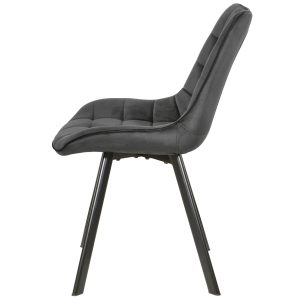 Siva trpezarijska stolica sa ROTACIJOM - Image 2