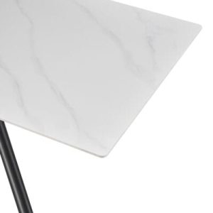 TRPEZARIJSKI STOL BIJELA PLOČA/METALNE NOGE - Image 2