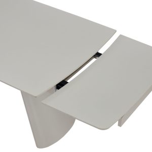 BIJELI TRPEZARIJSKI STOL 240cm KERAMIČKA PLOČA EGON - Image 4